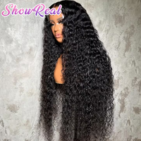 Perruques en cheveux naturels bruts, ondulées profondes, avec dentelle HD, vente en gros, sans colle, 13x6, pour femmes