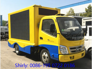 Foton kích thước nhỏ dẫn hộp xe tải độ nét cao P3/P4/P5/P6 Màn hình <span class=keywords><strong>LED</strong></span> xe tải để bán trong <span class=keywords><strong>Mexico</strong></span> - Product Image 2