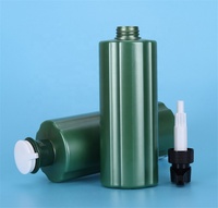 Bouteilles de shampooing et d'après-shampooing en plastique PE personnalisées de 800 ml et 1000 ml avec pompe pulvérisatrice, contenants cylindriques de grande capacité pour les soins capillaires