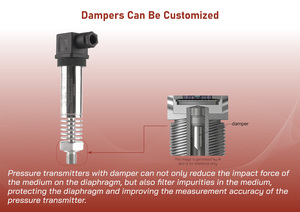 Transmisor de Presión Industrial de Acero Inoxidable para Monitoreo Continuo de Presión, 4-20 mA, Alta Temperatura, 4-20 mA, 0-5 V, 0-10 V - Product Image 4