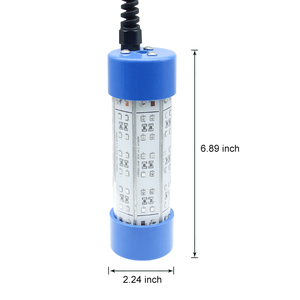 Lámpara LED Subacuática Verde para Pesca Profunda de 60w IP68 Doble Impermeable con Luz y Sensor de Movimiento para Atrapar Peces - Product Image 1