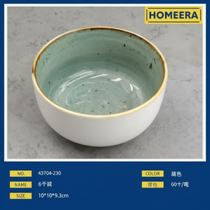 Commercio all'ingrosso 4 pollici bohémien ceramica ciotole Set 10x10x55cm 214g scatola di 36-per zuppa di cibo che serve - Product Image 1