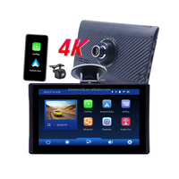 OEM ODM Écran intelligent de voiture 7 pouces Carplay Android Auto Lecteur DVD de voiture Lecteur multimédia Avant 4K Arrière 1080P avec DVR