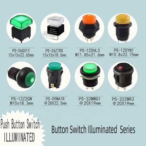 Wintai-tech PBS-110 basmalı düğme anahtarı 15CM teller anlık anahtarı ile normalde açık sıfırlama basmalı düğme anahtarı - Product Image 5