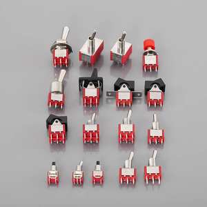 PS-202 6-pin לחצן לדחוף כפתור מתג הפעלה חומר מתכת - Product Image 5