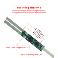Carte de protection de charge 2S 7.4V 2A 3A 4.5A 6A 7.5A 9A 3.7V pour cellule de batterie Li-ion Lithium Lipo 18650 H115