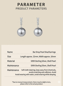 Sofisticados aretes colgantes modernos y clásicos, sin níquel, hipoalergénicos, de plata de ley, con tallos forrados con circonitas redondas brillantes. - Product Image 2