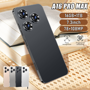 Nuevo Teléfono I16 Pro Max 5G 2024, 7.3 Pulgadas, 16GB+1TB, <span class=keywords><strong>Deca</strong></span> Core, Cámara Trasera de 108MP, LTE, Inglés, Francés - Product Image 3