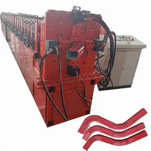 China Factory Downspout Pipe Roll Forming Machinery Rain Gutter Downspout Gutter And Elbow Roll Forming Machine