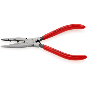 KNIPEX 13 01 160 SB Combination pliers for electricians and wiremen coated in black atramentized synthetic resin 160 mm - Product Image 2