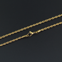Chaîne de collier en acier inoxydable Hip-Hop à la mode, 2MM/3MM/5MM, pour hommes et femmes, vente chaude