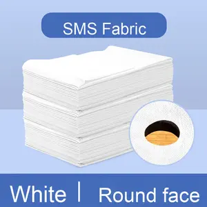 <span class=keywords><strong>Lenzuola</strong></span> da massaggio monouso in stile semplice non tessuto con foro per il viso per divano e lettino da massaggio - Product Image 4