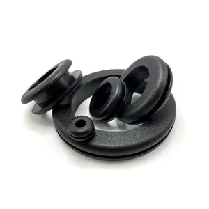 双面接线硅胶保护密封圈/硅橡胶保护密封衬套环橡胶索环