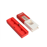 Boîte en papier jetable personnalisée avec impression UV, résistante aux enfants, pour emballage de produits 1ML, avec tiroir coulissant et fenêtre pour la vente au détail