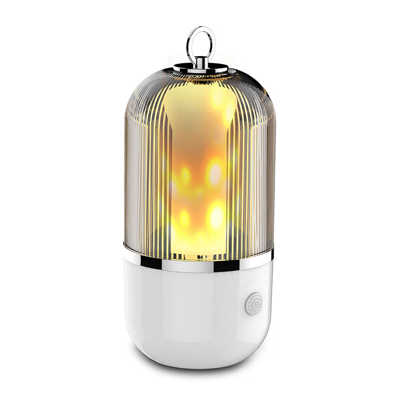 Светодиодная лампа с эффектом пламени водонепроницаемый атмосферу ночник с синий зуб динамик