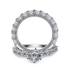 Elegante Set di Anelli per Coppie, Design Minimalista alla Moda per Donne, Gioielli per Matrimonio e Fidanzamento - Product Image 2