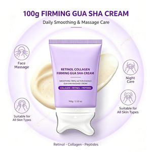 Crema de Masaje Reafirmante con Retinol y Colágeno, 100g, con Masajeador Incorporado, Efecto Lifting, Antiarrugas, Iluminadora, para Esculpir el Rostro - Product Image 5