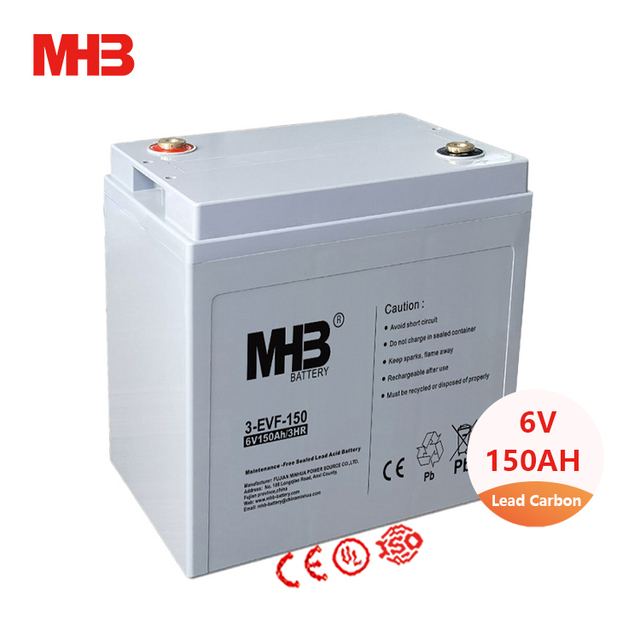 Mhb 3-Evf-150 150ah Carbon Lead Motive Battery 6V for Electric Wheelchairs