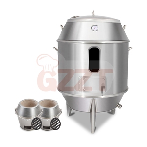 Four rôtissoire à gaz en acier inoxydable, 8/80/90/100CM, Double ustensile Commercial, rôti au canard, au cochon et d'agneau, gril de poulet - Product Image 5
