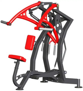 เครื่องบริหารกล้ามเนื้อหลังส่วนบนแบบปรับได้ สำหรับใช้งานเชิงพาณิชย์ในโรงยิม  ผลิตจากเหล็กคุณภาพสูง พร้อมที่นั่งและระบบดึงกลับเพื่อความปลอดภัย - Product Image 4