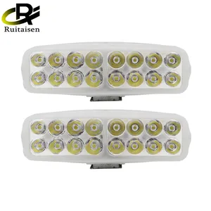 Ruitaisten 16LED אופנוע פנס 12V מקום אופנוע ראש אור קטנוע טרקטורונים Moto פנס מנוע עזר נהיגה עבודה אור