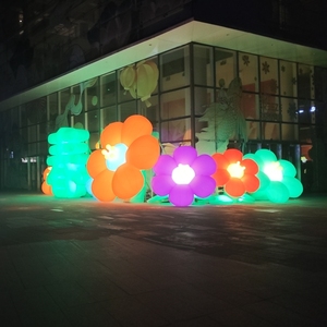Decoración de Escenario <span class=keywords><strong>con</strong></span> Diseño Personalizado, Globo Inflable Gigante <span class=keywords><strong>con</strong></span> Luz en Forma de Flor - Product Image 5
