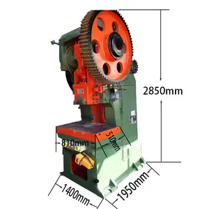 Punzonadora de J23-100T, prensa eléctrica de hoja de metal, punzón de prensa de acero inoxidable