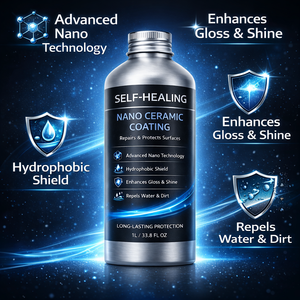 GRAPHONEX Revêtement Nano Céramique pour Voitures et Surfaces 1L Formule Auto-Réparatrice Protège la Peinture de la Voiture - Product Image 4