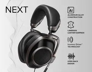 Next High-End-Profi-HIFI-Headset Innovative Ironless-Technologie Bold Sound Kabel gebundener Over-Ear-Kopfhörer mit offenem Rücken
