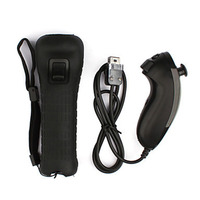 2 en 1 pour Wii Nunchuck & Manette de jeu avec Motion Plus Volant de direction X3 Modèle