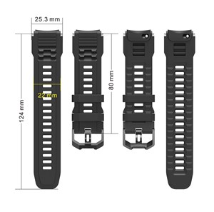 Correa de Silicona de Ajuste Rápido con Herramienta para Reloj Inteligente <span class=keywords><strong>Amazfit</strong></span> TRex3, Correa de Repuesto para <span class=keywords><strong>Amazfit</strong></span> <span class=keywords><strong>T</strong></span> <span class=keywords><strong>Rex</strong></span> 3, Correa Deportiva - Product Image 6