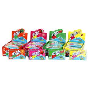 Chine halal de haute qualité saveur tutti-frutti personnalisée 5 bâtonnets de <span class=keywords><strong>chewing</strong></span>-<span class=keywords><strong>gum</strong></span> <span class=keywords><strong>avec</strong></span> fabricant de tatouages en filigrane - Product Image 3