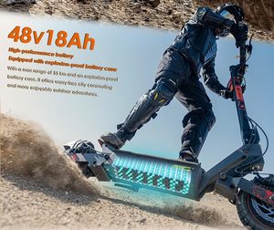 สกู๊ตเตอร์พับได้ Kukirin Ultra 2 มอเตอร์ แบตเตอรี่ 48V 18Ah ยาง 10 นิ้ว โครงอะลูมิเนียม เบรกดิสก์ ระยะทาง 55 กม. 800W*2 - Product Image 3