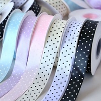 Ruban à motif ondulé de 2,5 cm pour emballage de cadeaux, fleurs, boîtes à gâteaux, bandeaux ronds en polyester à paillettes, épingles à cheveux, nœuds papillon DIY