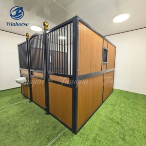 Yüksek mukavemetli prefabrik at istikrarlı paneller lüks tasarım kapalı açık kullanım için galvanizli modüler at durak cepheleri - Product Image 4