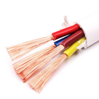 Kabel Daya Tembaga Fleksibel Berisolasi PVC Yilan 2026 Harga Ekonomis 2/3/4/5 Inti, Tahan Air IP20, 1.5mm 2.5mm, Untuk Penggunaan Bawah Tanah