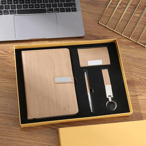 Set de Regalo Promocional Empresarial de Cuaderno de Cuero PU de Lujo 2025 con Logotipo Personalizado, Estuche para Tarjetas, Llavero y Bolígrafo con Impresión de Serigrafía Exquisita - Product Image 5