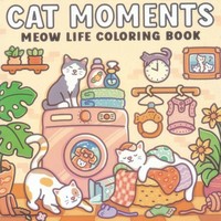 Carnet de coloriage anti-stress avec motifs d'animaux mignons et de la vie quotidienne pour la relaxation, 21x21cm, 48 pages, pour adolescents et adultes