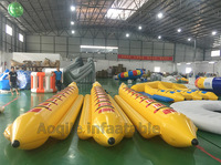 Tube remorquable radeau de bateau banane gonflable jeux d'eau flottants tube de remorque gonflable pour adultes