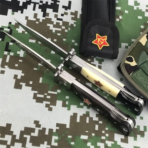 Navaja Plegable Industrial Negra para Camping y Caza, Herramienta EDC para Exteriores, Marca Russia Exit - Product Image 3