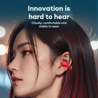 Écouteurs de jeu sans fil à clip d'oreille Zombies Cat QCWS-B3 Bluetooth 5.3 à très faible latence, casque ouvert