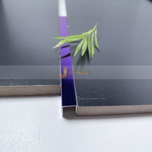 Decorative Tile Trim <b>Corners</b> U Channel Polished Stainless Steel Durable Waterproof Easy Installation Apartment Wall Decoration - Product Image 1