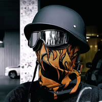 Haute qualité demi-casque couronne prince rétro casque de moto vélo casques de moto