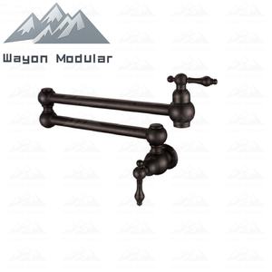 ก๊อกน้ำทองเหลืองขัดเงาแบบติด<span class=keywords><strong>ผนัง</strong></span>พับได้สำหรับเติมน้ำในหม้อ ยี่ห้อ Wayon Commercial - Product Image 3