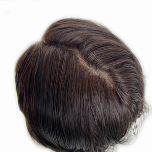 Lace Hair System Dünne Haut Perimeter und Lace Front Men Perücken Human Hair System - Product Image 3