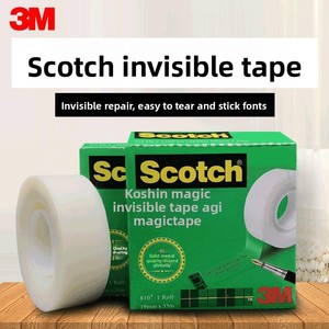Ruban adhésif invisible 3M <span class=keywords><strong>Scotch</strong></span> 3M810 - 12,7 mm/19 mm x 33 m, déchirable à la main, protection contre les erreurs d'écriture, fournitures de bureau et scolaires - Product Image 2
