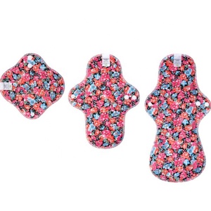 Almohadillas <span class=keywords><strong>sanitarias</strong></span> <span class=keywords><strong>reutilizables</strong></span> ecológicas, almohadillas de tela menstrual lavables para mujeres, servilletas <span class=keywords><strong>sanitarias</strong></span> de maternidad para hombres - Product Image 1
