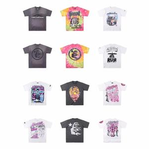 2025 yeni trendleri toptan Vintage artı boyutu erkek t-shirt erkekler için % 100% pamuk kısa kollu örme Unisex pamuklu t-shirt - Product Image 4