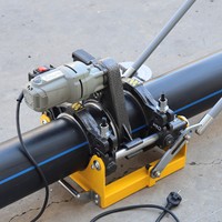 Máquina de Soldadura de Tuberías de HDPE Manual de 60-160 mm a Precio Competitivo, Máquina de Soldadura por Fusión a Tope para Tuberías de Agua con Certificación SGS