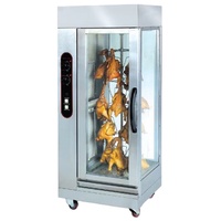 Four à rôtir poulet électrique et à gaz en acier inoxydable commercial en promotion